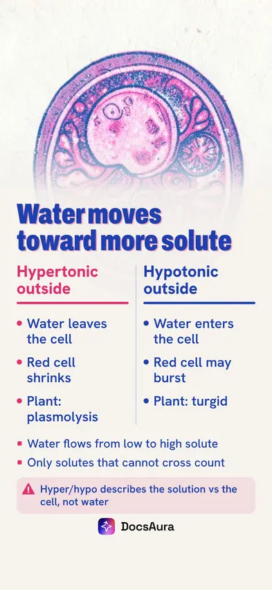 Phone wallpaper cheat sheet about osmosis